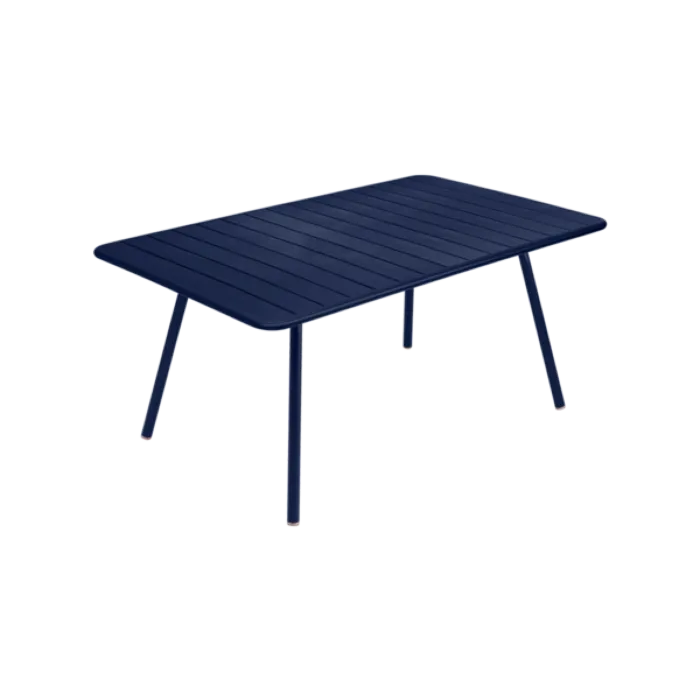 Hete Deal Fermob Luxembourg tuintafel 165x100 cm-Deep Blue