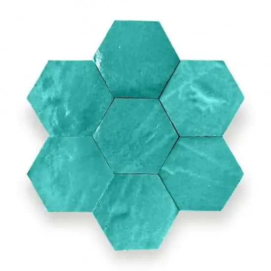 Zelliges Alhambra Alhambra Hexagone 10 Smaragd Bestseller