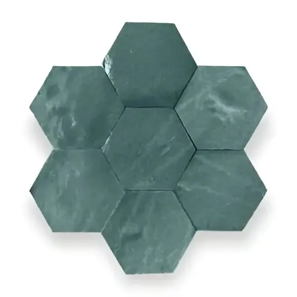 Zelliges Alhambra Alhambra Hexagone 68 Olive Premium