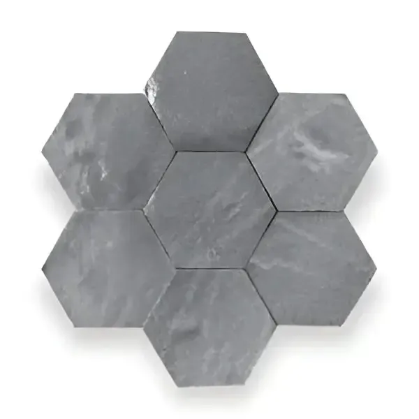 Must-Have Zelliges Alhambra Alhambra Hexagone 63 Gris Souris