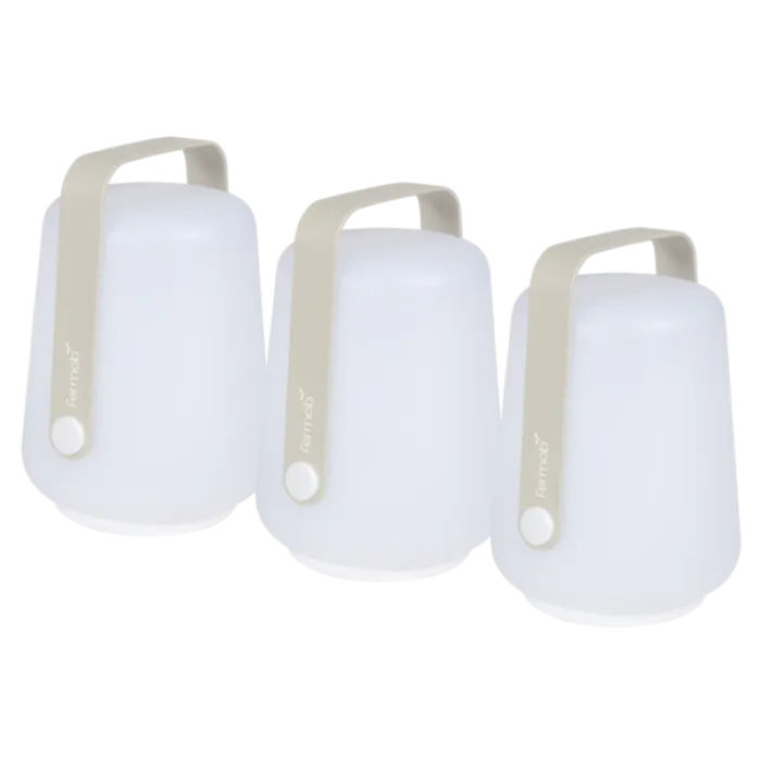 Snelle Levering Fermob Balad Portable Mini tafellamp set van 3-Clay Grey
