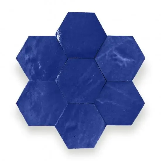 Zelliges Alhambra Alhambra Hexagone 35 Bleu Royale Betrouwbaar