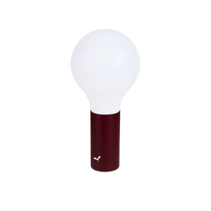 Beperkt Aanbod Fermob Aplô Portable tafellamp H24-Black Cherry