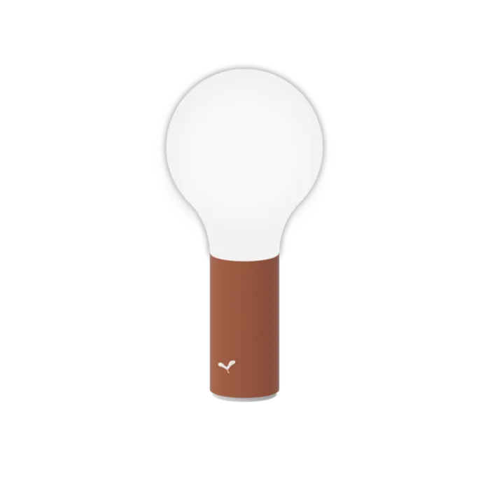 Direct Beschikbaar Fermob Aplô Portable tafellamp H24-Red Ochre