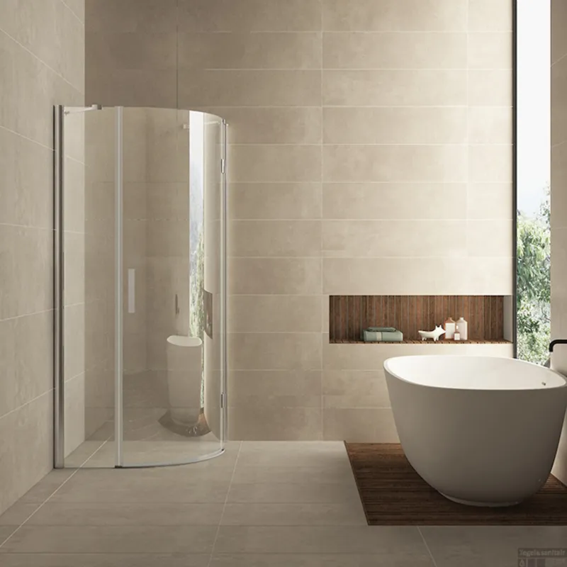 Nieuw BWS Kwartronde Douchecabine 90x90cm 1 deur Rechts 8mm NANO coating