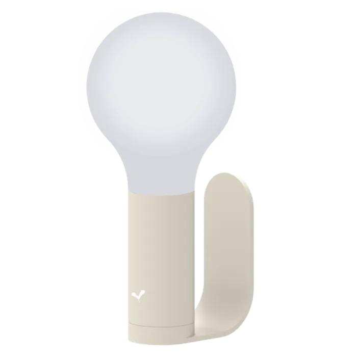 Fermob Aplô Portable wandlamp-Clay Grey Op = Op