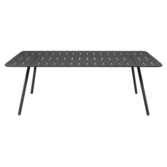 Direct Beschikbaar Fermob Luxembourg tuintafel 207x100 cm-Liquorice