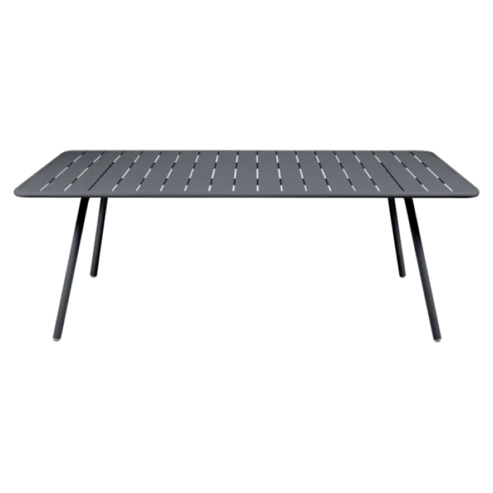Snelle Levering Fermob Luxembourg tuintafel 207x100 cm-Anthracite