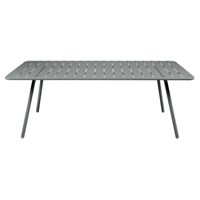 Fermob Luxembourg tuintafel 207x100 cm-Lapilli Grey Tijdelijk Beschikbaar
