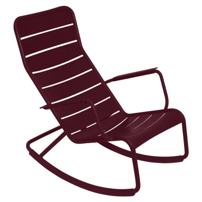 Rechtstreeks Van De Fabrikant Fermob Luxembourg schommelstoel-Black Cherry