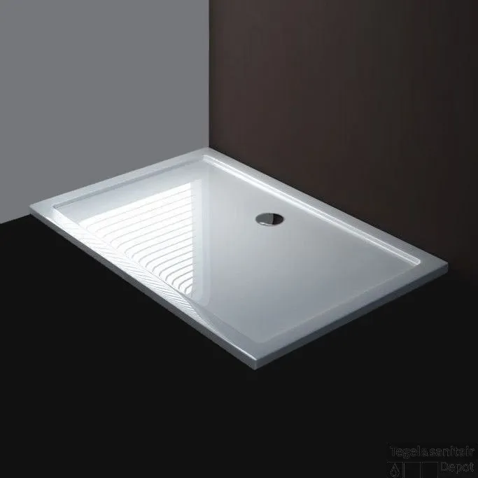Nu Kopen Luxe douchebak SMC rechthoek 120 x 80 x 4 cm wit