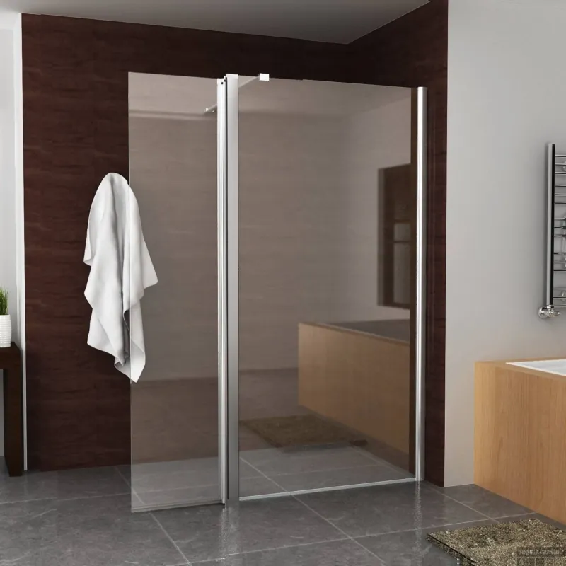Zijwand BWS Draaibaar Hoekprofiel 30x200cm NANO coating 8mm Beperkt Aanbod