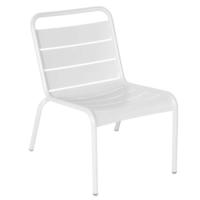 Speciale Aanbieding Fermob Luxembourg Lounge fauteuil-Cotton white