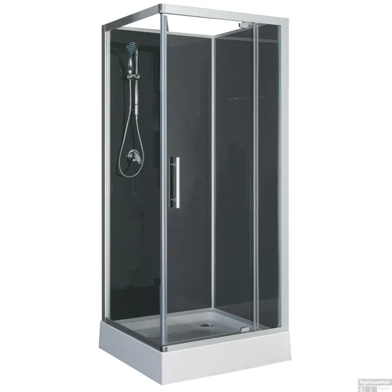 Complete Douchecabine Wiesbaden Domino 90x90x210 cm 5mm Uitverkoop