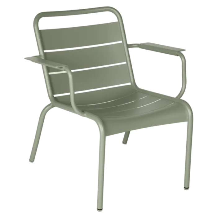 Gecertificeerd Fermob Luxembourg Lounge fauteuil met armleuning-Cactus