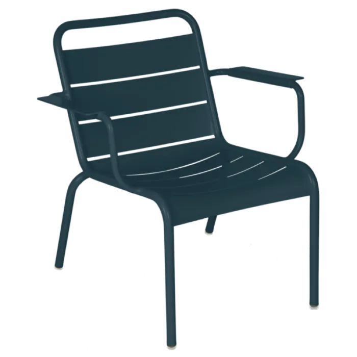 Flitsaanbieding Fermob Luxembourg Lounge fauteuil met armleuning-Acapulco Blue