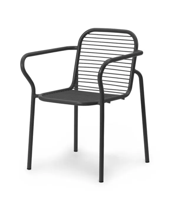 Favoriet Normann Copenhagen Vig stoel met armleuning-Black