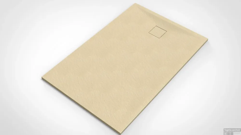 Douchebak BWS Naxos Stonelook SMC 120x90 Cm Mat Beige Flitsaanbieding
