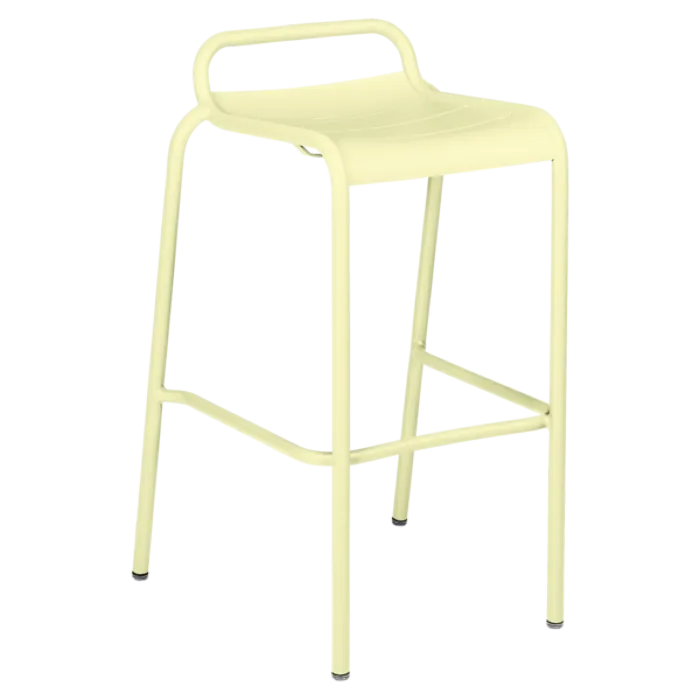 Exclusieve Aanbieding Fermob Luxembourg barkruk zonder rugleuning-Frosted Lemon