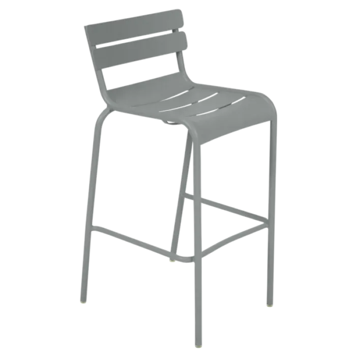 Fermob Luxembourg barkruk-Lapilli Grey Exclusieve Aanbieding