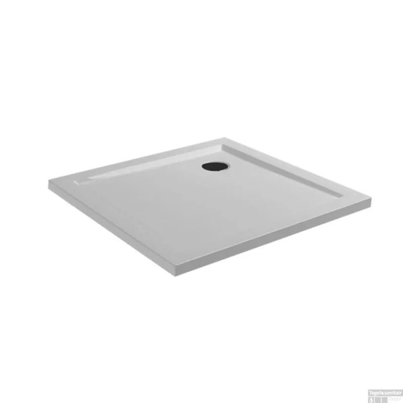 Goedkoop Luxe douchebak SMC vierkant 90 x 90 x 4 cm wit