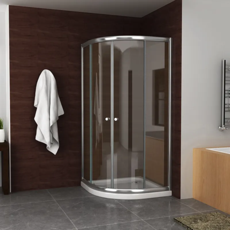 BWS Douchecabine Kwartronde 80x80x190cm 5mm Helder glas Tijdelijk Beschikbaar