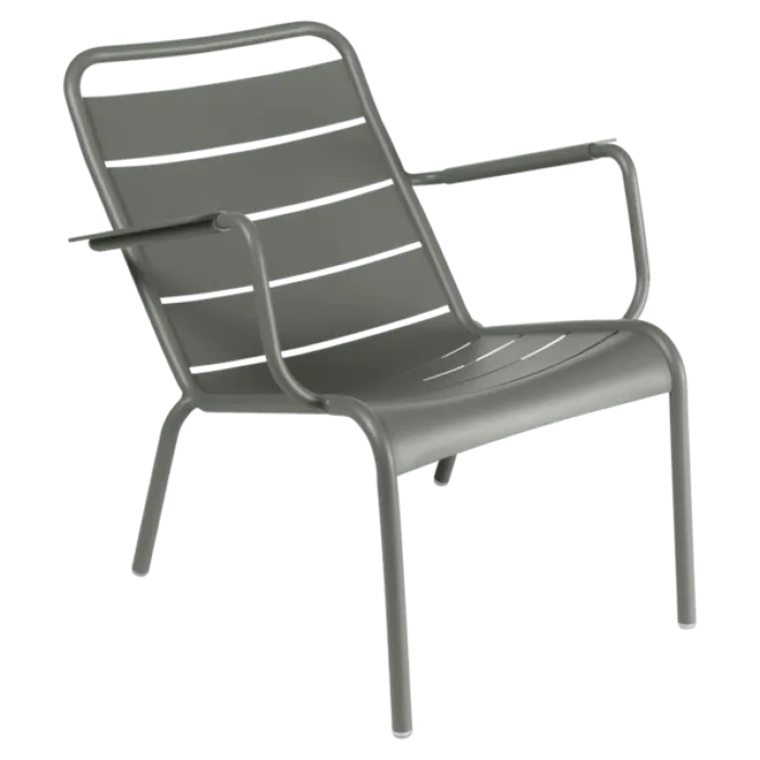 Fermob Luxembourg Lounge Low fauteuil met armleuning-Rosemary Gratis Retour