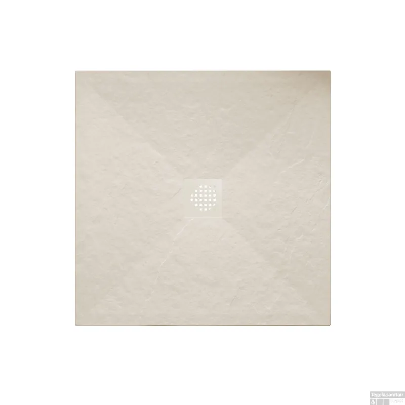 Douchebak Wiesbaden Stonea Antislip Composiet 90x90x3 cm Inkortbaar Beige Koop Online