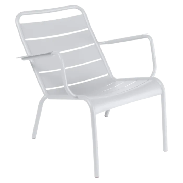 Fermob Luxembourg Lounge Low fauteuil met armleuning-Cotton white Lage Prijs