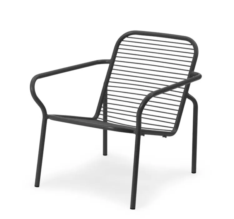 Shop Nu Normann Copenhagen Vig Lounge stoel-Black