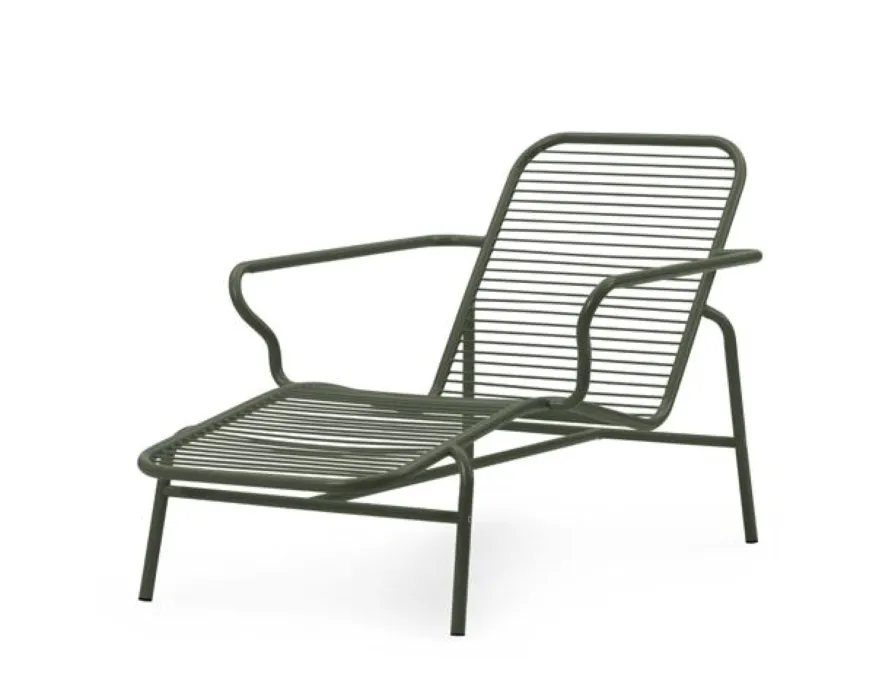 Normann Copenhagen Vig ligbed-Dark green Fabrieksprijs