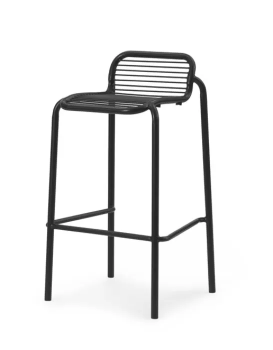 Normann Copenhagen Vig barkruk-Zithoogte 75 cm-Black Superprijs