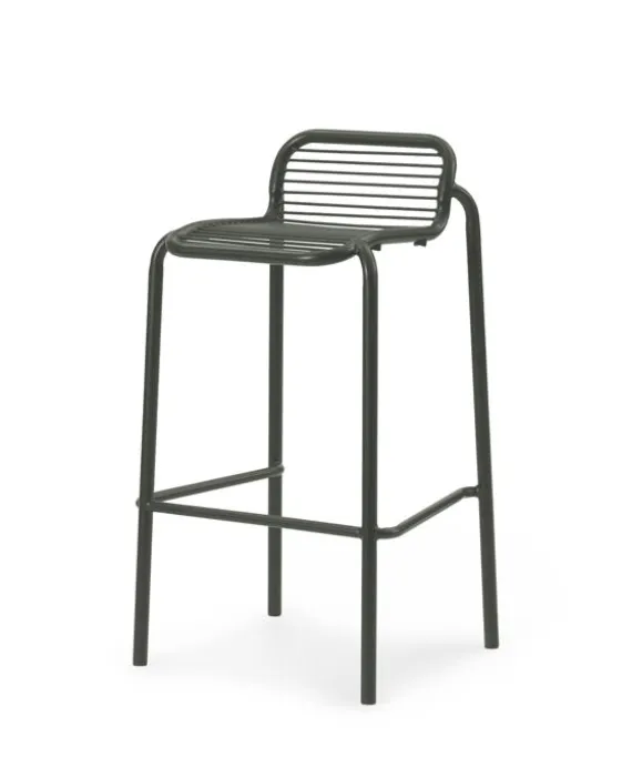 Normann Copenhagen Vig barkruk-Zithoogte 75 cm-Dark green Tijdelijk Beschikbaar