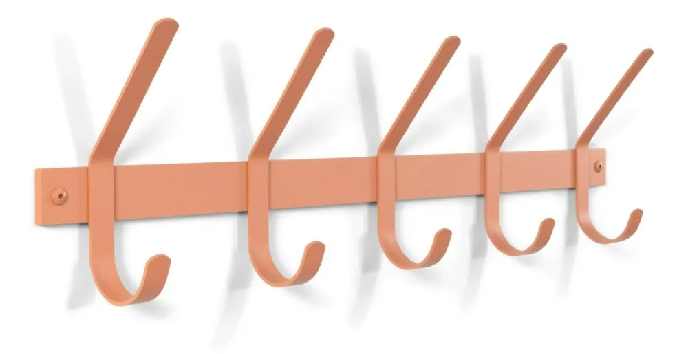 Spinder Design Dexter 5 wandkapstok-Clay Terra Favoriet