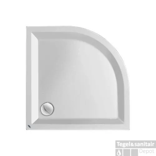 Douchebak Kwadrant Acryl Wit Kwartrond 90x90x4.5cm Radius 55 Koopje