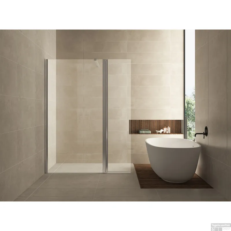 Zijwand Wiesbaden Draaibaar 40x200 cm 10mm NANO coating Tijdelijk Beschikbaar