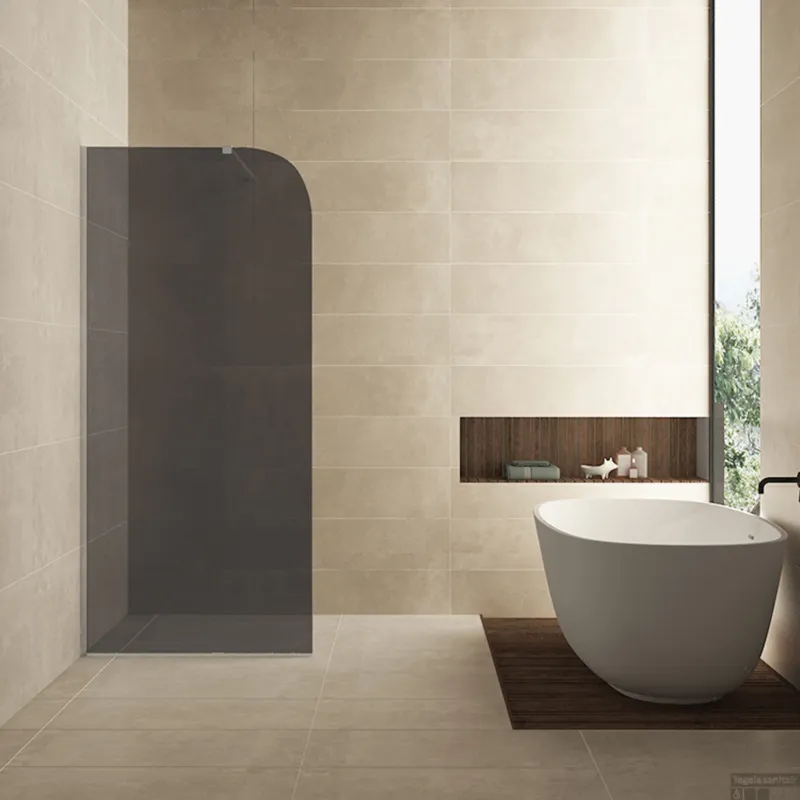 Inloopdouche Wiesbaden Curvea 90x200 cm 8 mm Nano Rookglas Koop Online
