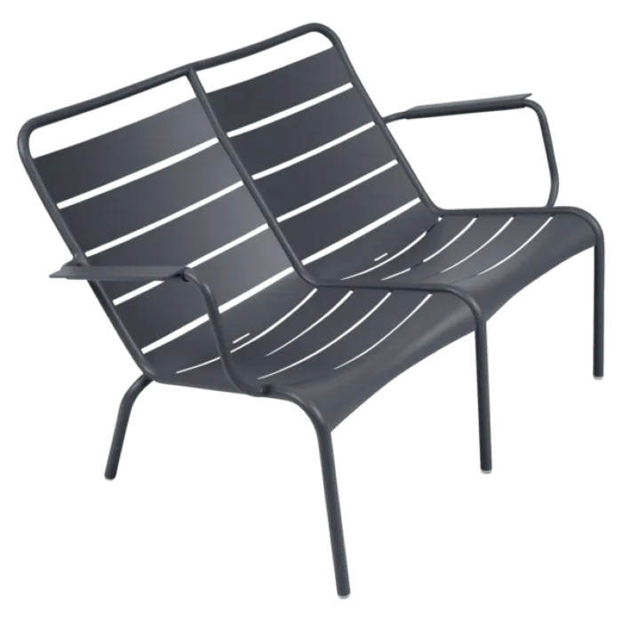 Fermob Luxembourg Lounge Duo Low fauteuil-Anthracite Voordeelprijs