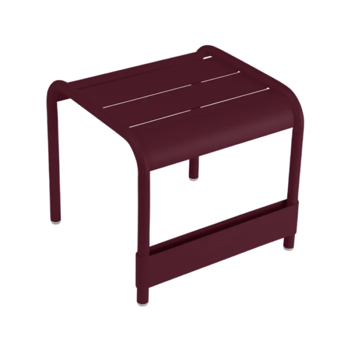 Tijdelijk Beschikbaar Fermob Luxembourg voetenbank 44x42 cm-Black Cherry