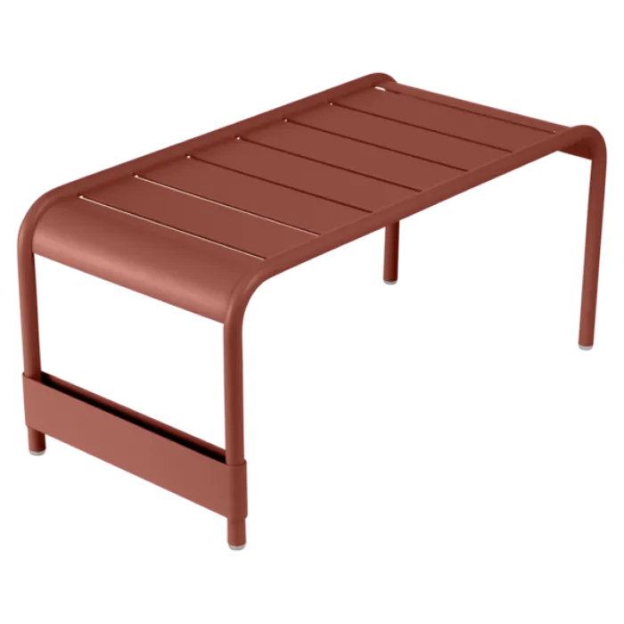 Beperkt Aanbod Fermob Luxembourg voetenbank 86x44 cm-Red Ochre