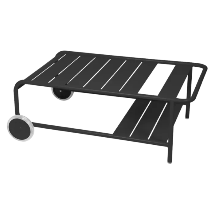 Fermob Luxembourg Low trolley-Anthracite Speciale Aanbieding