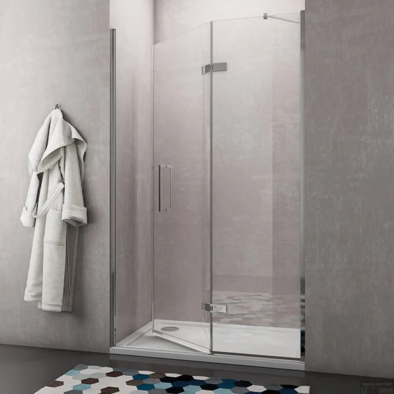 Nisdeur Lacus Elba 120x200 cm 8mm Helder Nanoglas (binnen en buiten klapdeur) Fabrieksprijs
