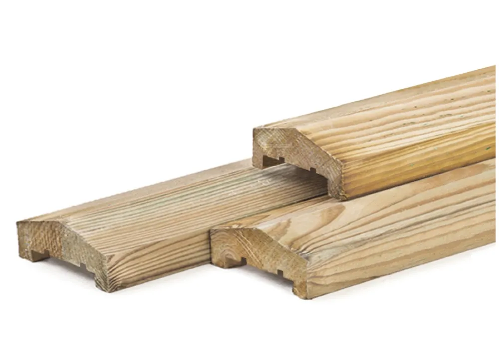 Afdeklat / Afdekregel piramide Robuust 240cm (3-planks tussenruimte) - Afdeklat 240cm Nu Kopen