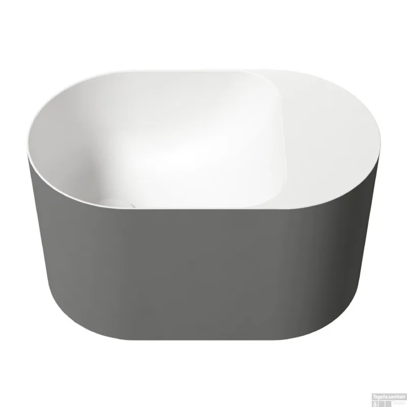 Speciale Aanbieding Waskom Zydra Guadiana 50x30 cm Titanio