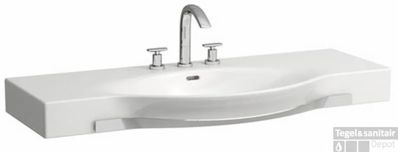 Direct Beschikbaar Laufen Palace Wastafel 120x51cm.1x Kr.gat M/overl.+handdoekhoud. Wit