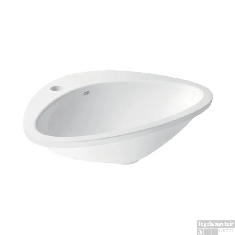 Axor Massaud Opzetwastafel 58.5x46.9 Cm. Met 1 Kraangat Wit Meest Verkocht