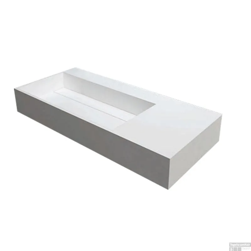 Laatste Kans Wastafel Best Design Q90 Just Solid 90x48x13 cm Mat Wit