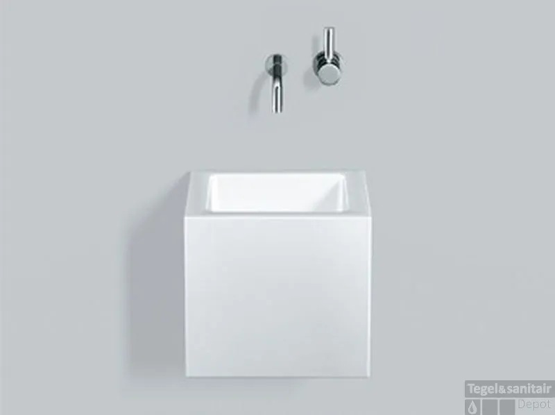 Alape Wt Serie Wastafel 32,5x32,5x30 Cm. Wit Flitsaanbieding