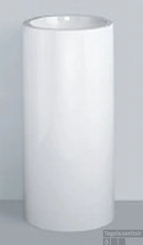 Alape Wt Serie Wastafel 40,4 Rond 90 Cm. Hoog Staand M/afv.bev. Wit Meest Verkocht