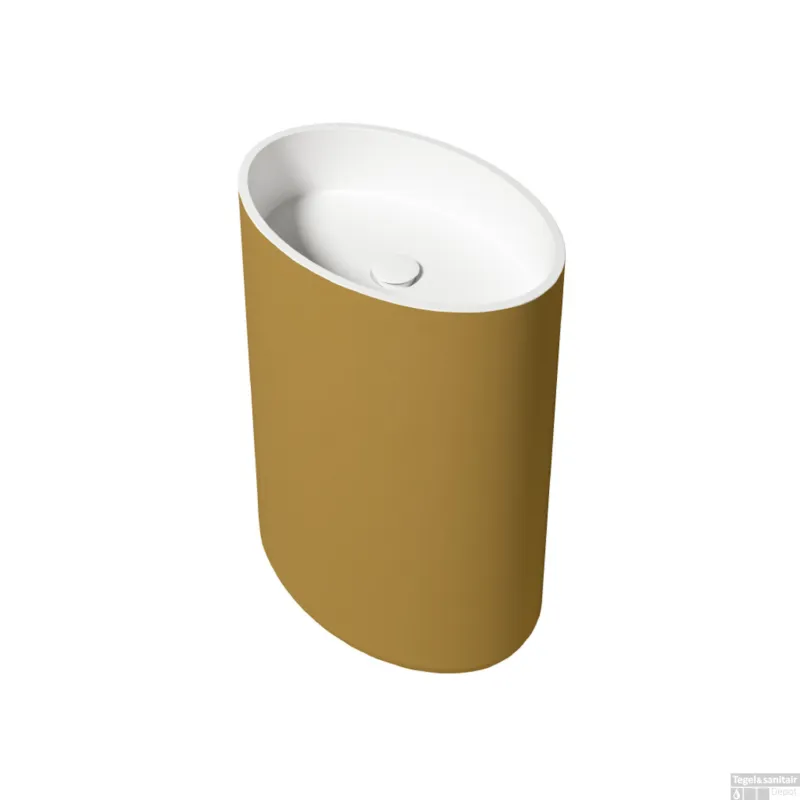 Seizoensaanbieding Vrijstaande Waskom Zydra Elipse 60x42 cm Oro